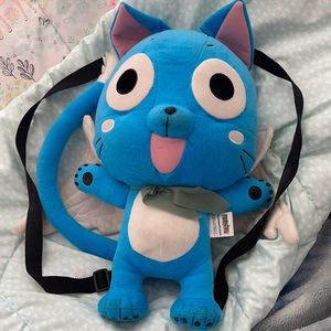 Happy fairy tail plush backpack